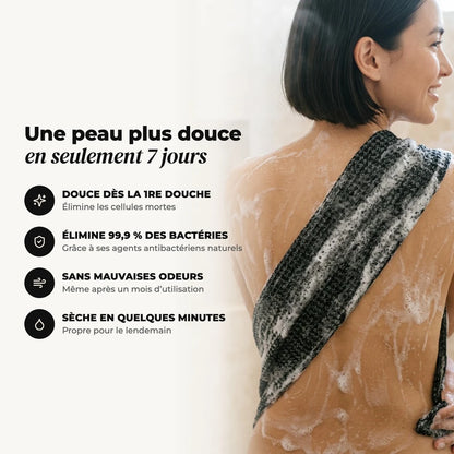 Velura™ - Serviette de douche exfoliante