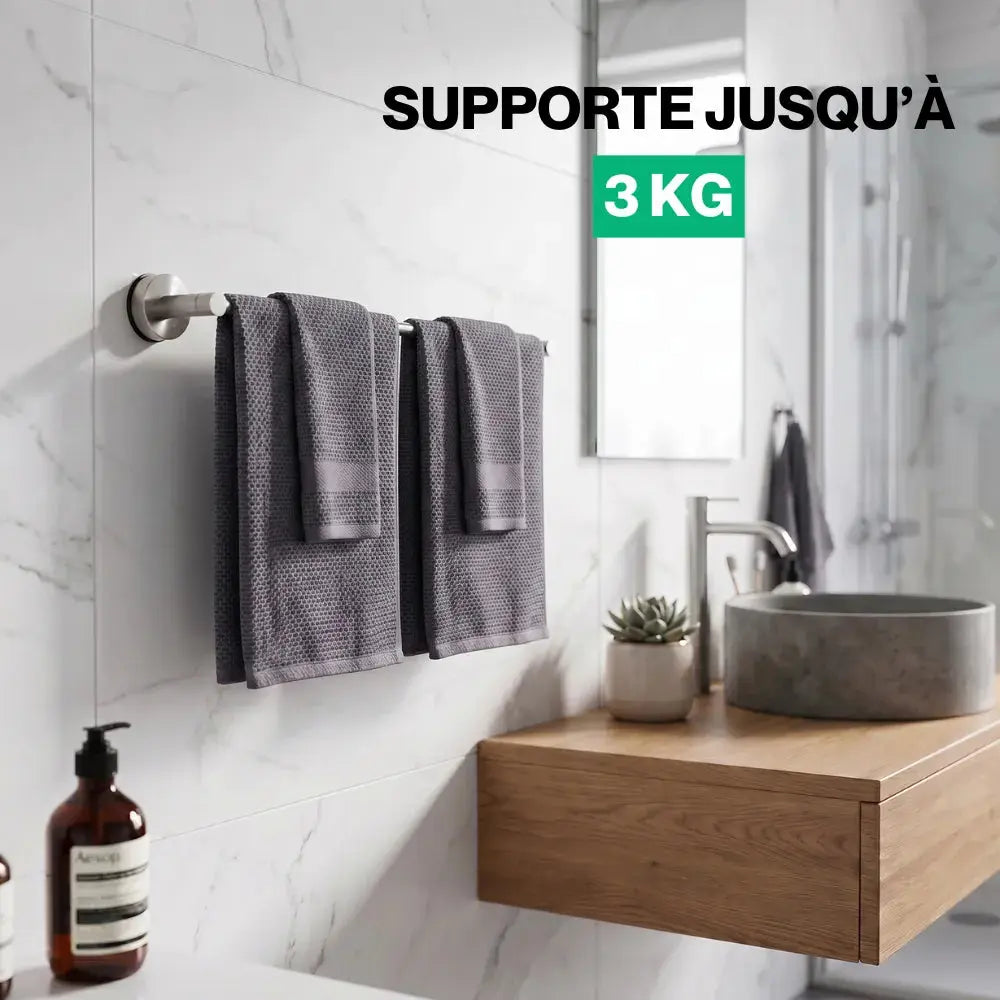 TowelGrip™ - Barre à ventouse pour serviettes Dechalet