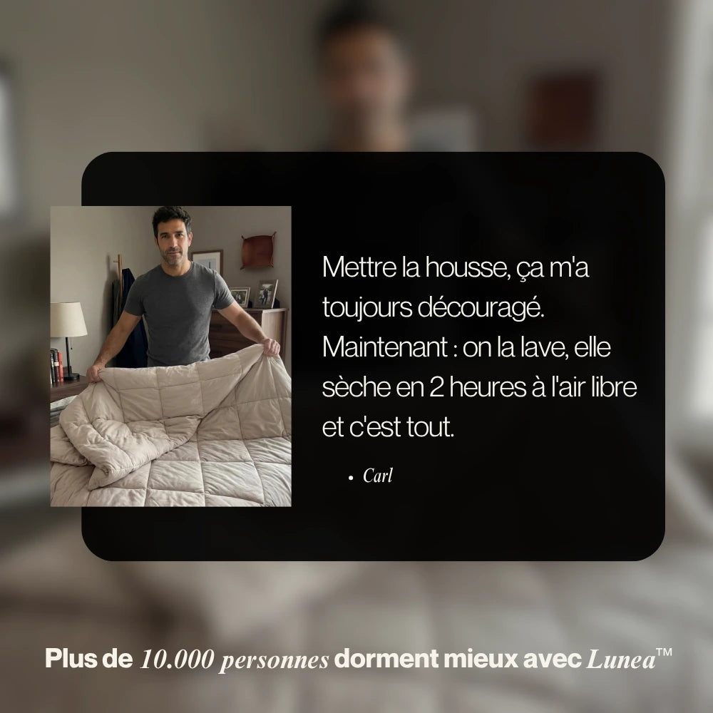 Lunea™ – La couette 2-en-1 sans housse à séchage rapide