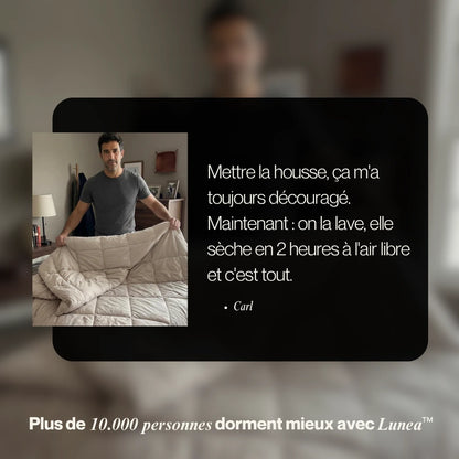 Lunea™ – La couette 2-en-1 sans housse à séchage rapide