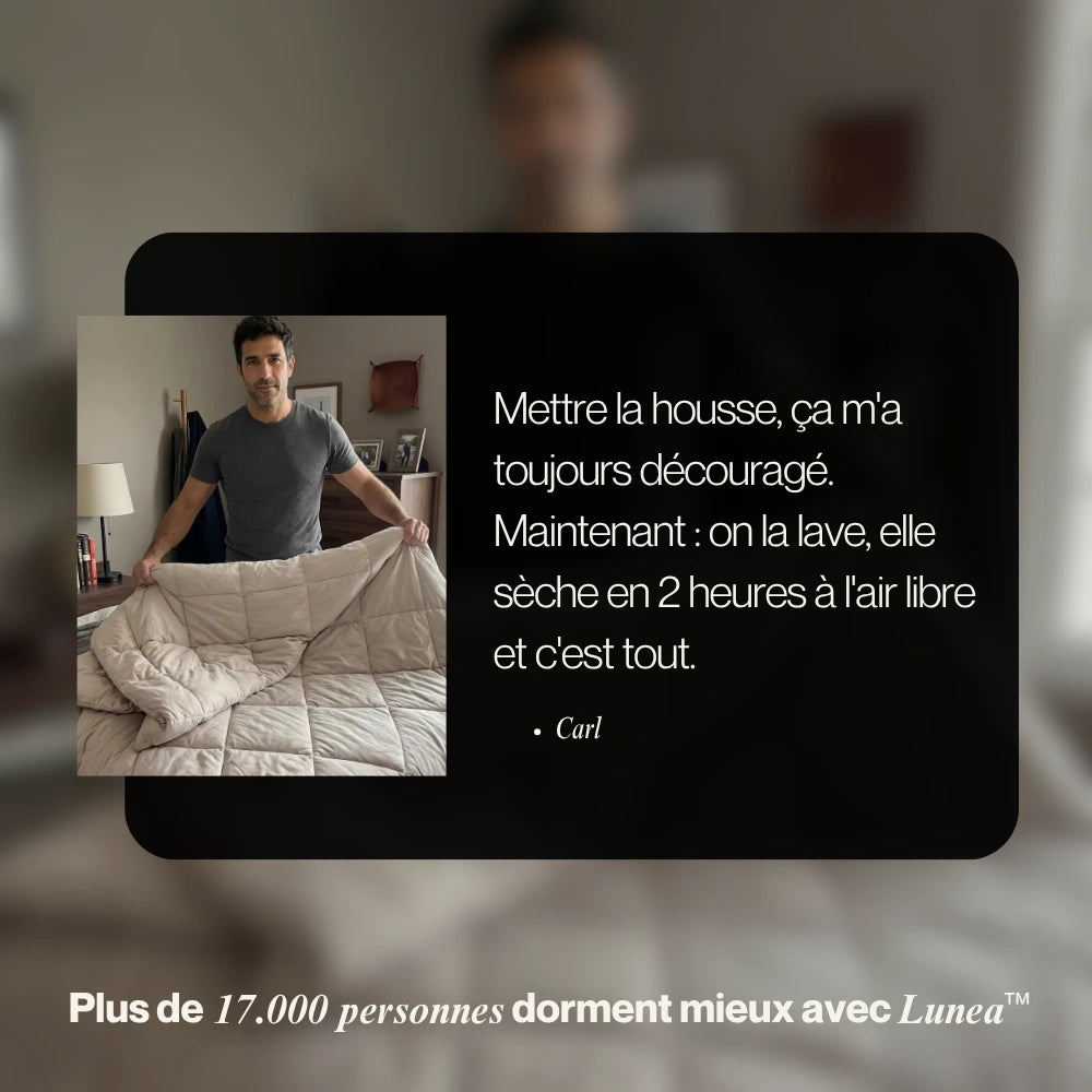 Lunea™ – La couette 2-en-1 sans housse à séchage rapide