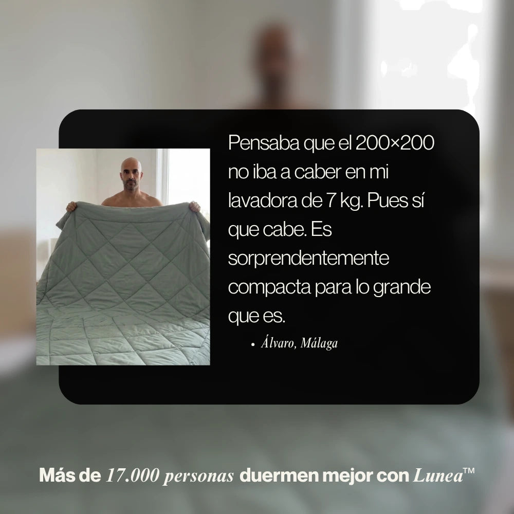 Lunea™ – El edredón 2 en 1 sin funda de secado rápido