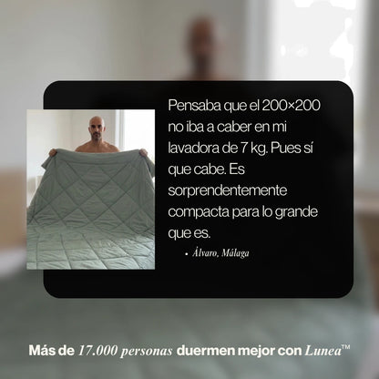 Lunea™ – El edredón 2 en 1 sin funda de secado rápido