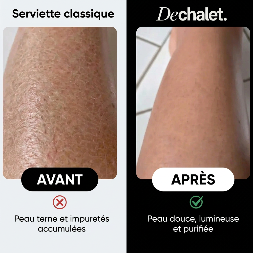 Velura - Serviette de douche exfoliante