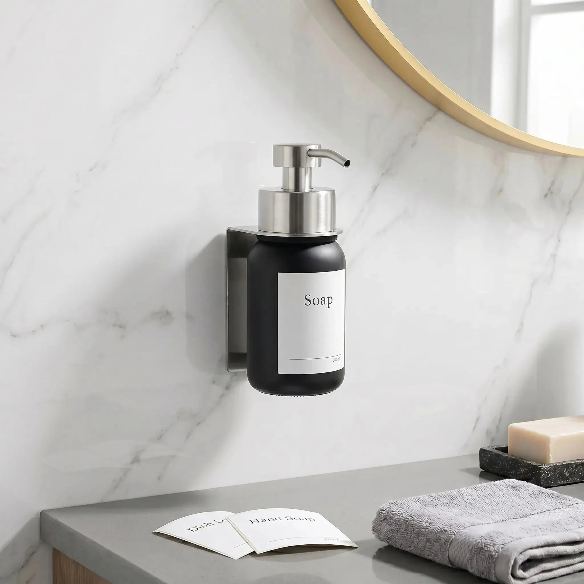 Soapik™ - Distributeur de savon mural en verre Dechalet