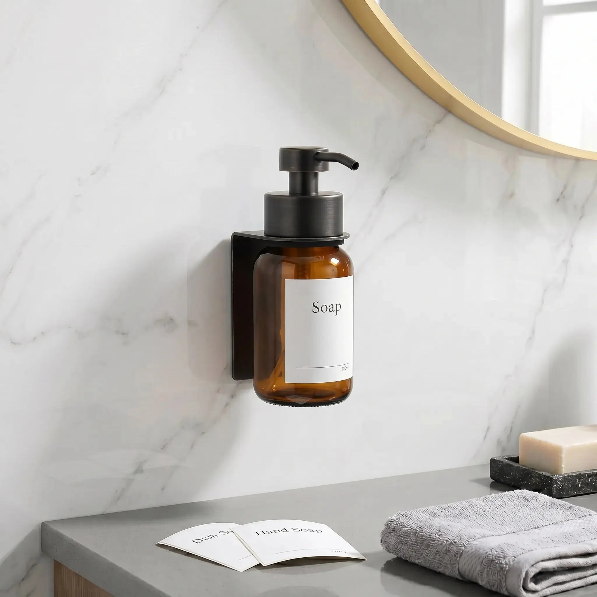 Soapik™ - Distributeur de savon mural en verre Dechalet