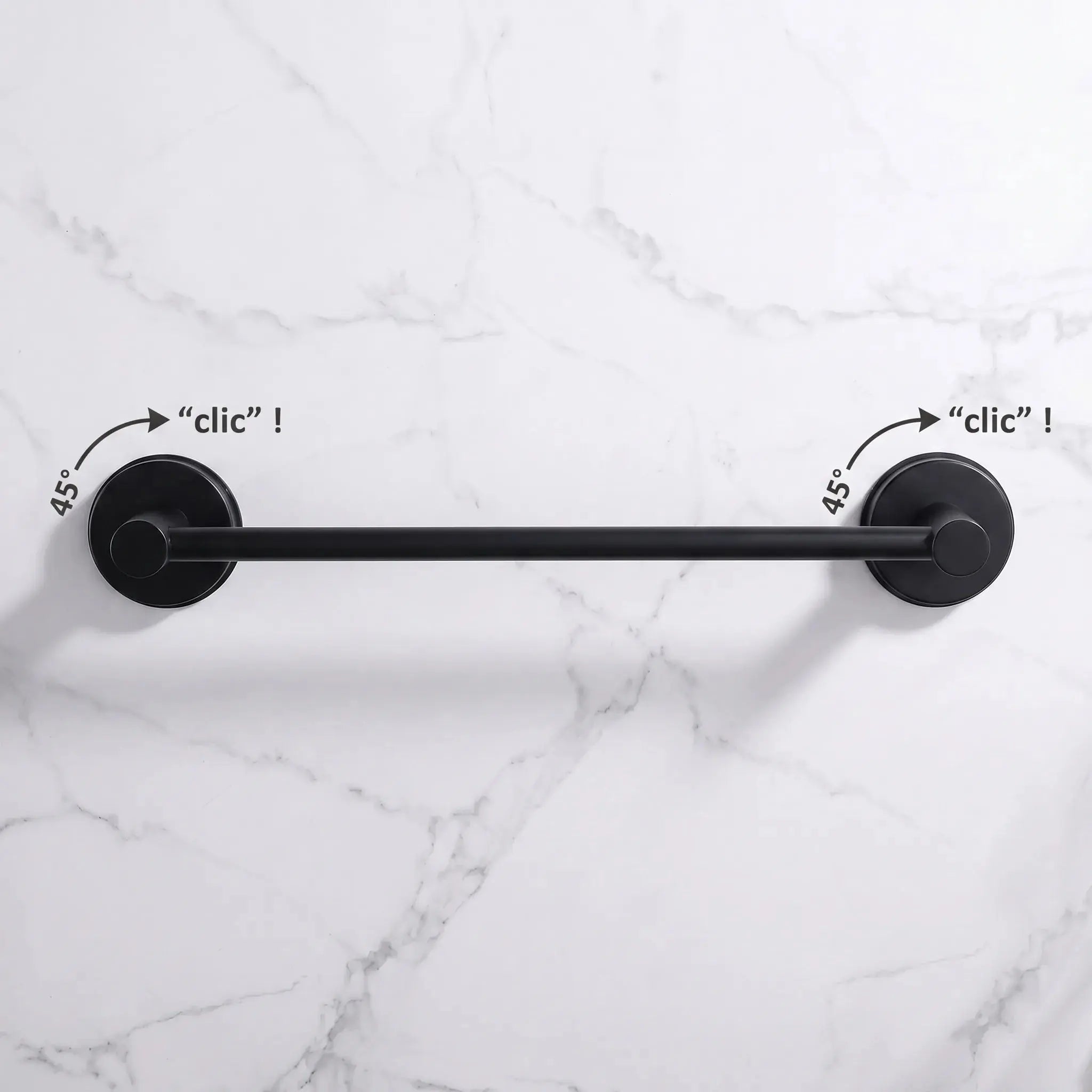 TowelGrip™ - Barre à ventouse pour serviettes Dechalet