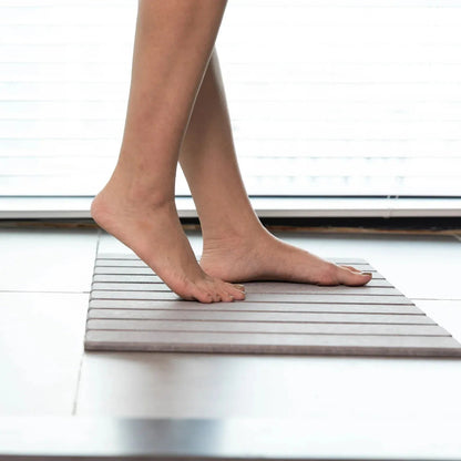 Tapis de bain en pierre ultra-absorbant Dechalet