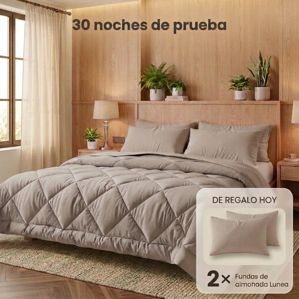 Lunea™ – El edredón 2 en 1 sin funda de secado rápido
