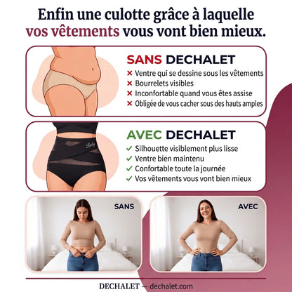 Lucky™ - Culotte gainante sans coutures - Taille haute et ventre plat