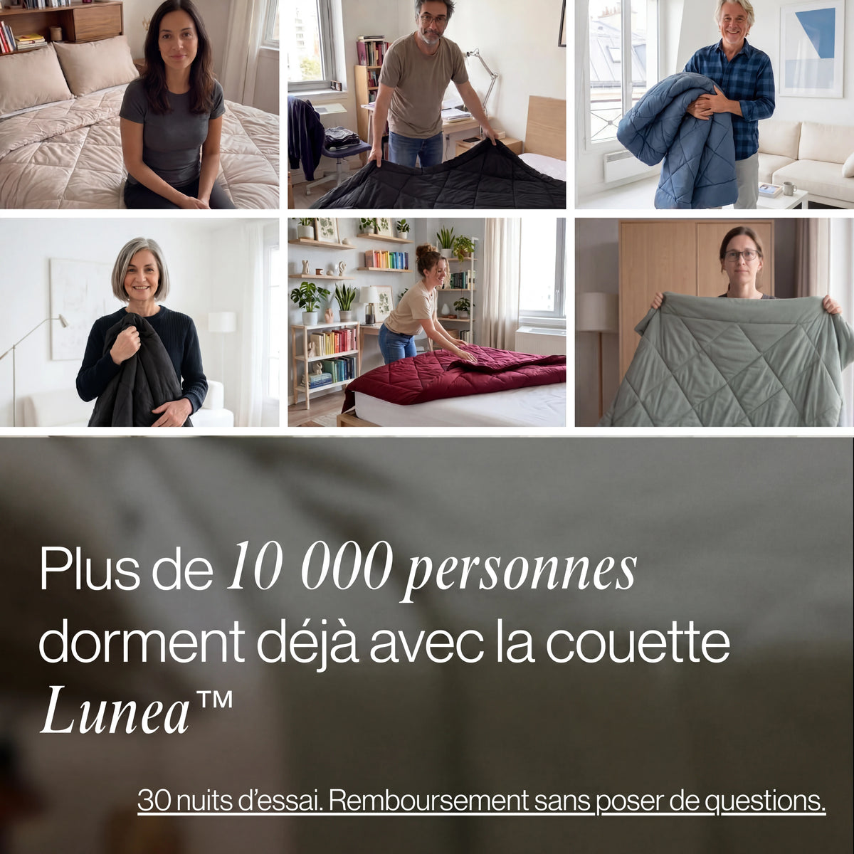Lunea™ – La couette 2-en-1 sans housse à séchage rapide