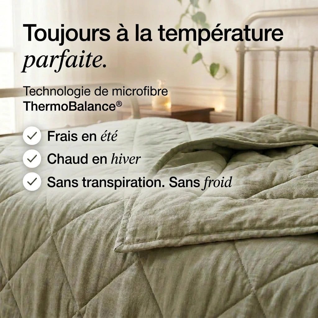 Lunea™ – La couette 2-en-1 sans housse à séchage rapide