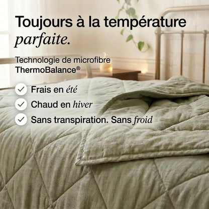 Lunea™ – La couette 2-en-1 sans housse à séchage rapide