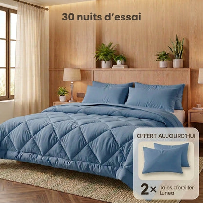 Lunea™ – La couette 2-en-1 sans housse à séchage rapide
