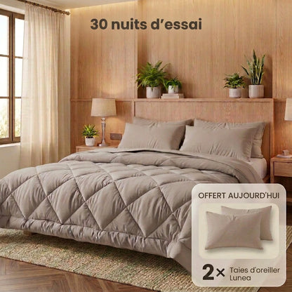 Lunea™ – La couette 2-en-1 sans housse à séchage rapide